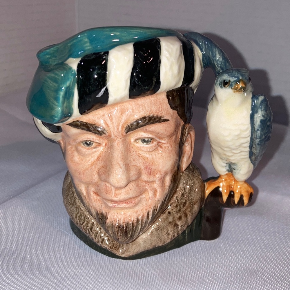 1959 Royal Doulton The Falconer Figurine Mug D6540 exquisite condition